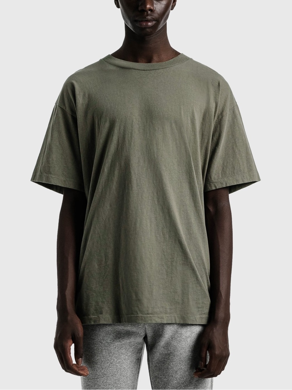 JOHN ELLIOTT University T-shirt Cotton Olive Green Size 3 Large